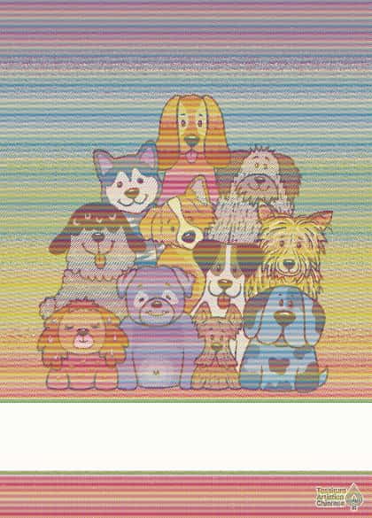 Asciugapiatti - Wooff - Arcobaleno