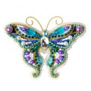 Spilla - Farfalla violetta
