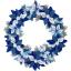 Winter Blue Poinsettia - Kit Ghirlanda in feltro