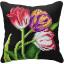 Cuscino - Tulipani in nero