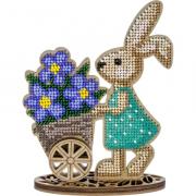 Coniglietto con fiori