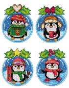 Pinguini in una palla di Natale (4)