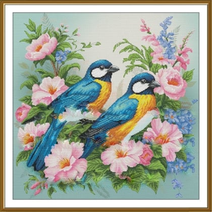 Uccellini in Fiore