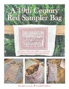 19th Century Red Sampler Bag
