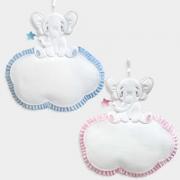 Fiocco Nascita Elefantino - Rosa