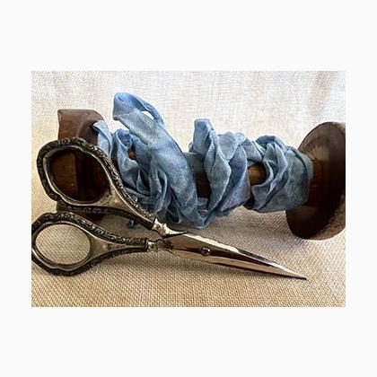 Memphis Blues Crinkle Ribbon (2yds)