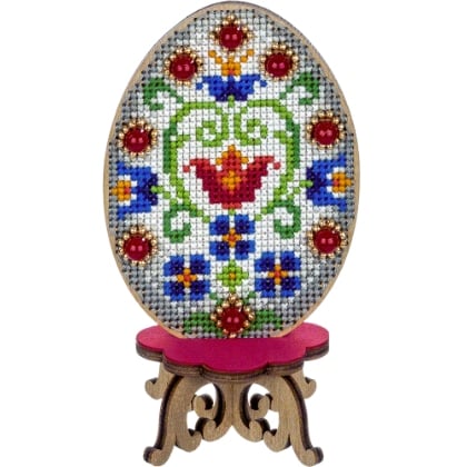 Uovo di Pasqua fiorito