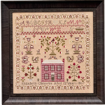 Elizabeth Cheavins 1869 Sampler & Pinwheel