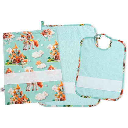 Set Asilo Principessina - Verde acqua