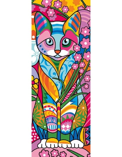 Gatto colorato