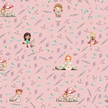 Ester and Friends - Busy Little Women (candy pink)