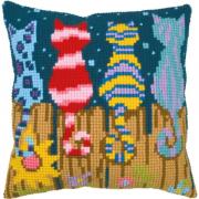 Cuscino - Gatti sullo steccato