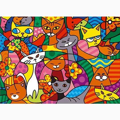 Gatti colorati
