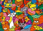 Gatti colorati