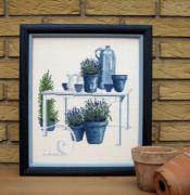 Lavender pots