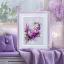 Purple Silk Peonies