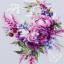 Purple Silk Peonies
