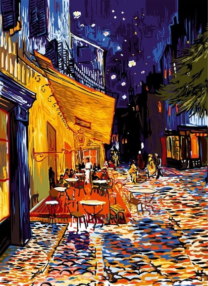 Terrazza del caffè la sera, Place du Forum (Vincent van Gogh)