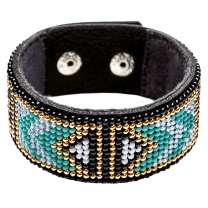 Bracciale - Verde e bianco