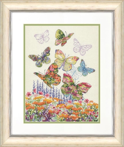Farfalle nei fiori