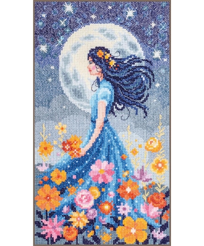 Ragazza con la luna