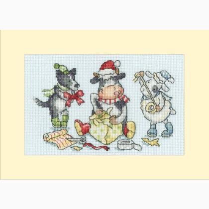 Christmas Cards - Wrap, Ribbon, Gift!