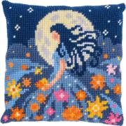 Cuscino - Ragazza con la luna