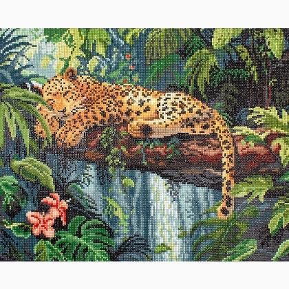 Leopardo su un Ramo