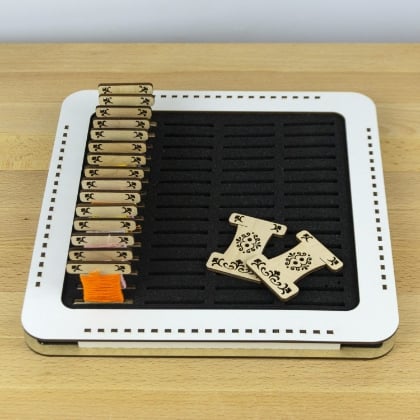 Porta bobine per farfalline in plastica - PB-028