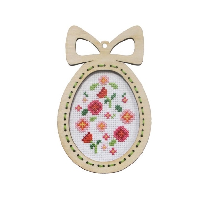 Uovo di Pasqua - Fiori di Primavera