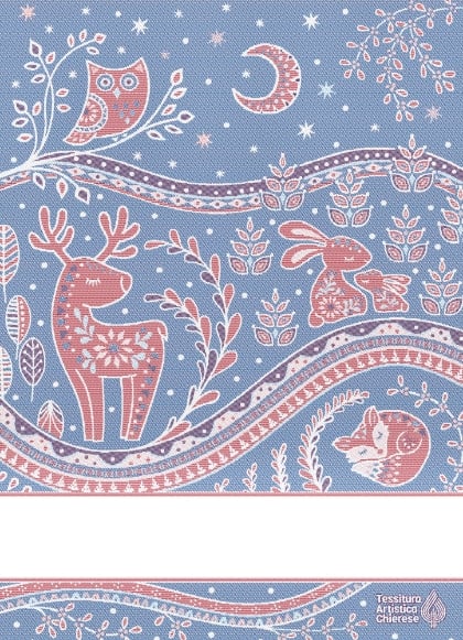 Asciugapiatti - Incanto - Blu-Rosso