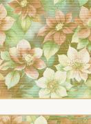 Asciugapiatti - Fiori di Natale - Oro-Verde-Rosso Lurex