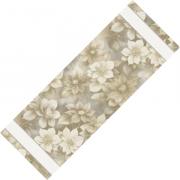Striscia - Fiori di Natale - Oro-Ecru Lurex