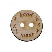 Etichette rotonde in legno - Handmade (10)