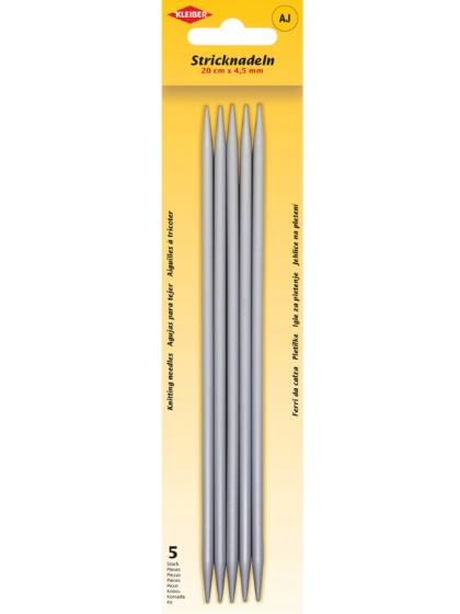 Ferri da maglia a doppia punta 4.5 mm