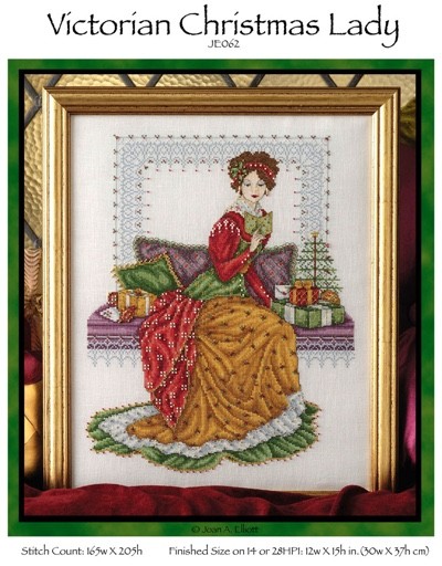 Victorian Christmas Lady - PDF