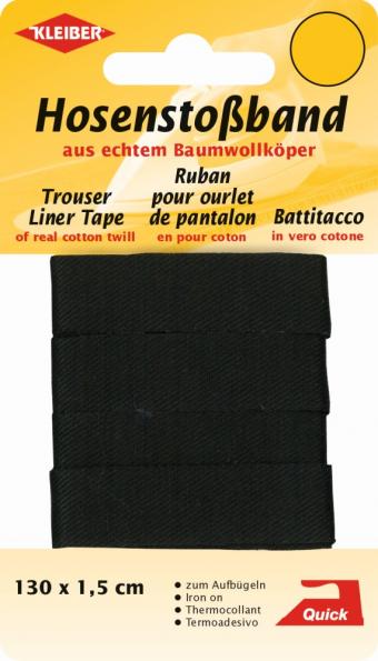 Nastro Battitacco per Pantaloni - Nero