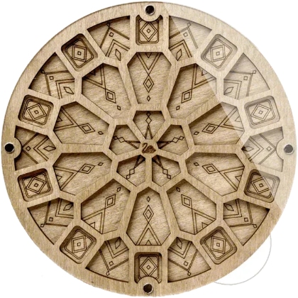 Scatola porta perline – Mandala Geometrico