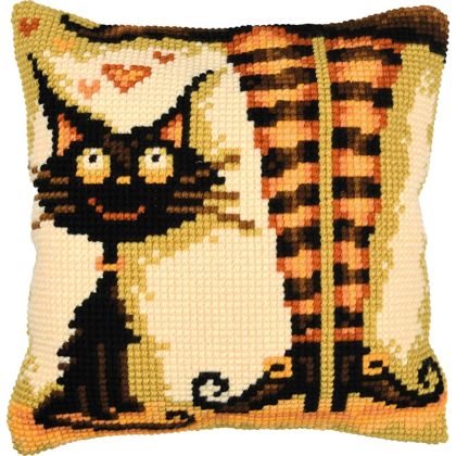 Cuscino - Gatto Ama la sua Strega