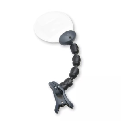 Attach-A-Mag™ Lente con luce LED e morsetto