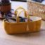 Mini Borsa in Tela Cerata - Giallo