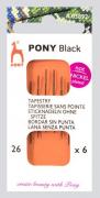 Aghi Tapestry /Ricamo Black - mis. 26