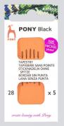 Aghi Tapestry /Ricamo Black - mis. 28