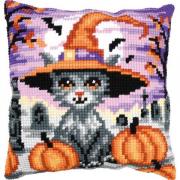 Cuscino - Gatto di Halloween