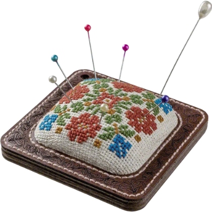 Pincushion - Ornamento floreale