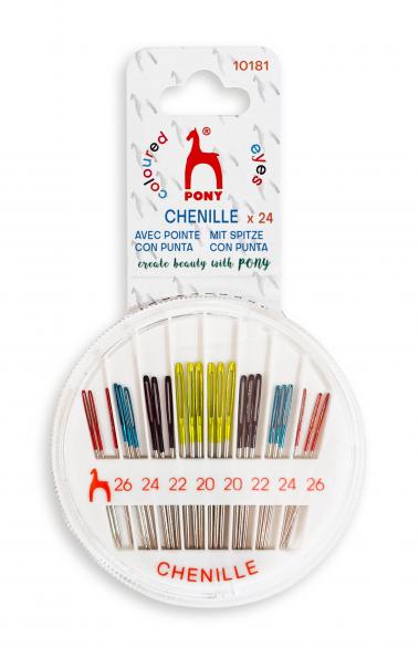 Astuccio di aghi Lana/Chenille - misure miste