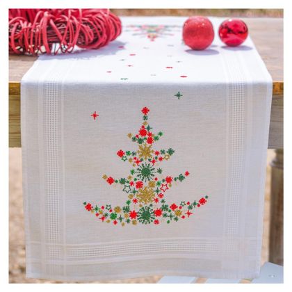 Runner - Albero di Natale con decorazione