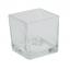 Cubo in Vetro per Candele e Mini Decorazioni - Piccolo