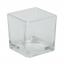 Cubo in Vetro per Candele e Mini Decorazioni - Grande