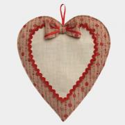Decorazione per porta - Cuore di Natale